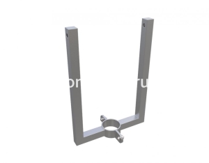 Кронштейн для 2 прожекторов, нерж. сталь (хомут 100)