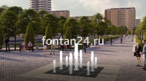 Фонтан для города "Куб"  3x3 м