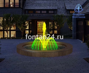 Фонтан для города "Вулкан средний" ø=3 м