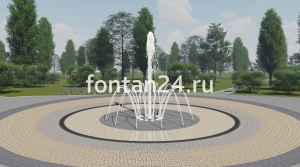 Уличный фонтан "Гармония" ø=3 м